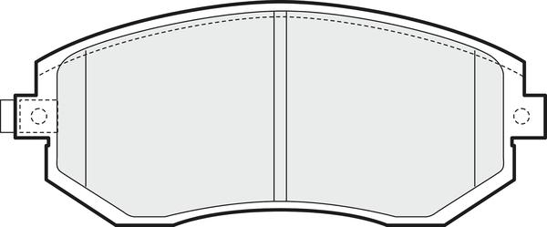 APEC PD3818 - Kit de plaquettes de frein, frein à disque cwaw.fr