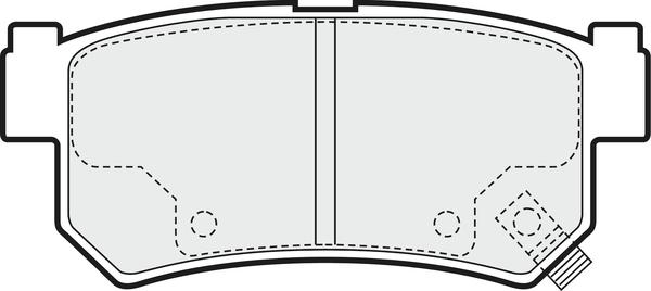 APEC PD3813 - Kit de plaquettes de frein, frein à disque cwaw.fr