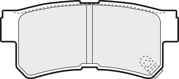 APEC PD3812 - Kit de plaquettes de frein, frein à disque cwaw.fr