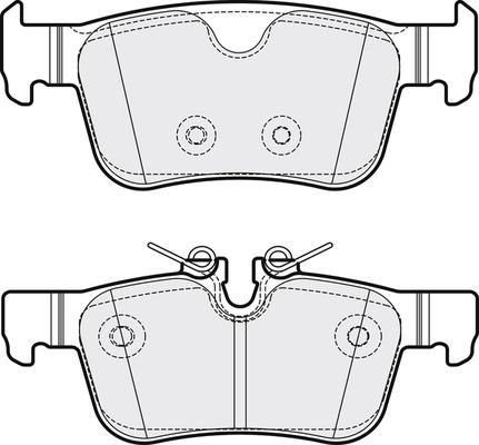 APEC PD3885 - Kit de plaquettes de frein, frein à disque cwaw.fr