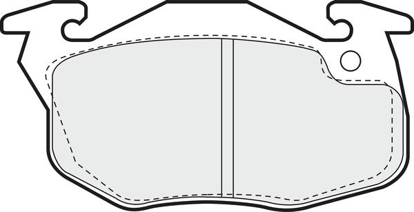 APEC PD3834 - Kit de plaquettes de frein, frein à disque cwaw.fr