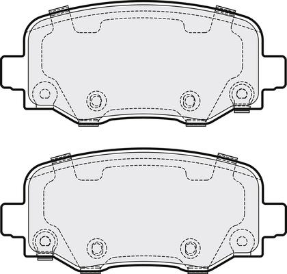 APEC PD3836 - Kit de plaquettes de frein, frein à disque cwaw.fr