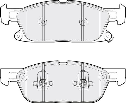 APEC PD3838 - Kit de plaquettes de frein, frein à disque cwaw.fr