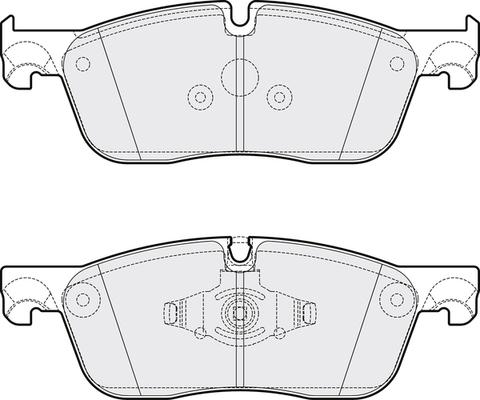 APEC PD3833 - Kit de plaquettes de frein, frein à disque cwaw.fr