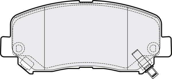 APEC PD3874 - Kit de plaquettes de frein, frein à disque cwaw.fr