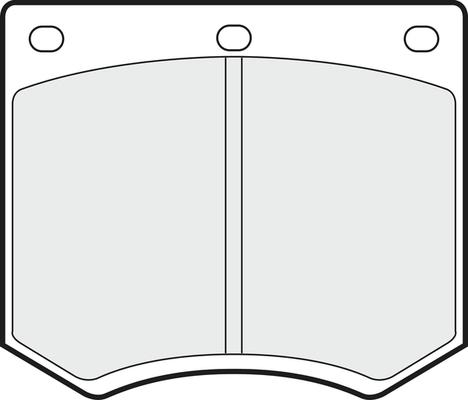 APEC PD3395 - Kit de plaquettes de frein, frein à disque cwaw.fr