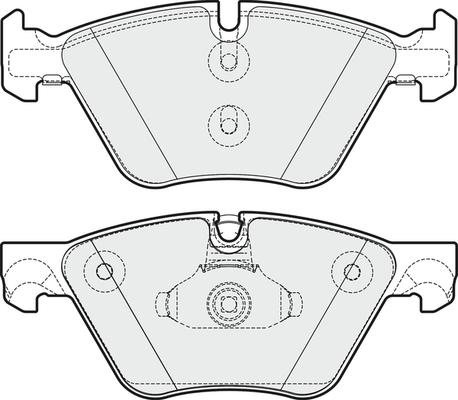 APEC PD3349 - Kit de plaquettes de frein, frein à disque cwaw.fr