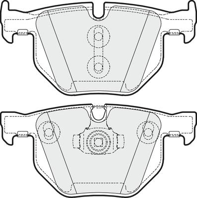 APEC PD3341 - Kit de plaquettes de frein, frein à disque cwaw.fr