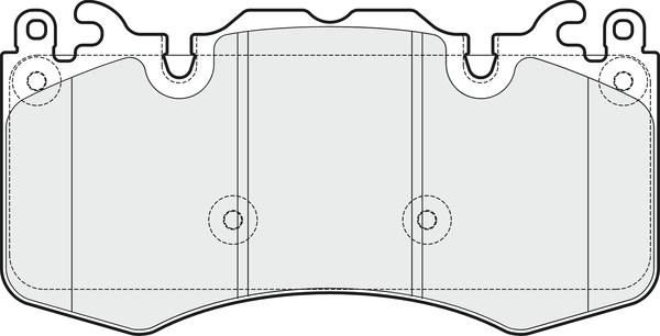 APEC PD3343 - Kit de plaquettes de frein, frein à disque cwaw.fr