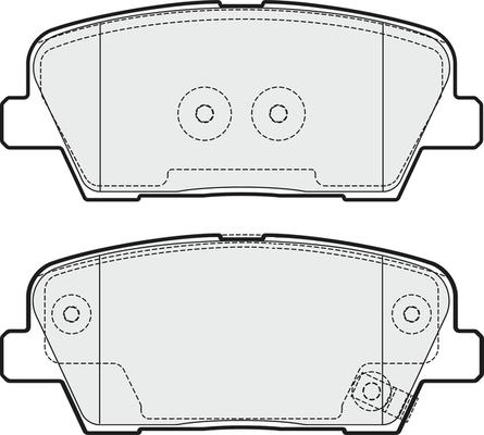 APEC PD3347 - Kit de plaquettes de frein, frein à disque cwaw.fr