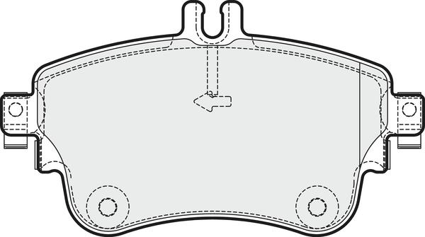 APEC PD3360 - Kit de plaquettes de frein, frein à disque cwaw.fr