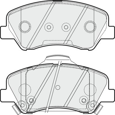 APEC PD3361 - Kit de plaquettes de frein, frein à disque cwaw.fr