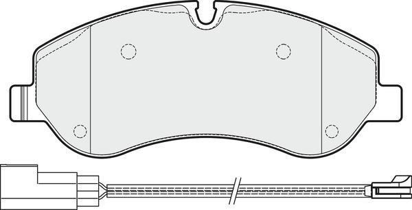 APEC PD3368 - Kit de plaquettes de frein, frein à disque cwaw.fr