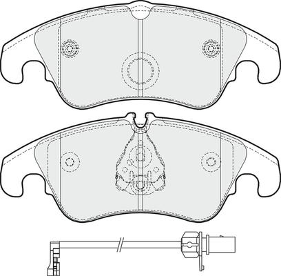 APEC PD3362 - Kit de plaquettes de frein, frein à disque cwaw.fr