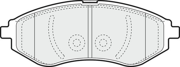 APEC PD3309 - Kit de plaquettes de frein, frein à disque cwaw.fr