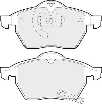 APEC PD3305 - Kit de plaquettes de frein, frein à disque cwaw.fr