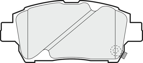 APEC PD3301 - Kit de plaquettes de frein, frein à disque cwaw.fr