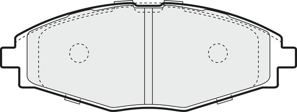 APEC PD3319 - Kit de plaquettes de frein, frein à disque cwaw.fr