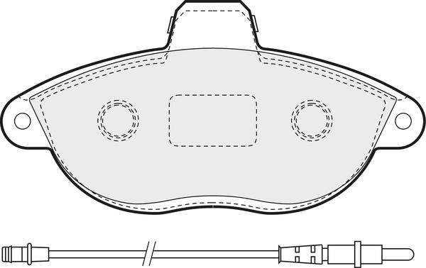 APEC PD3315 - Kit de plaquettes de frein, frein à disque cwaw.fr