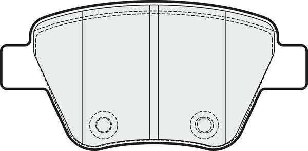 APEC PD3313 - Kit de plaquettes de frein, frein à disque cwaw.fr