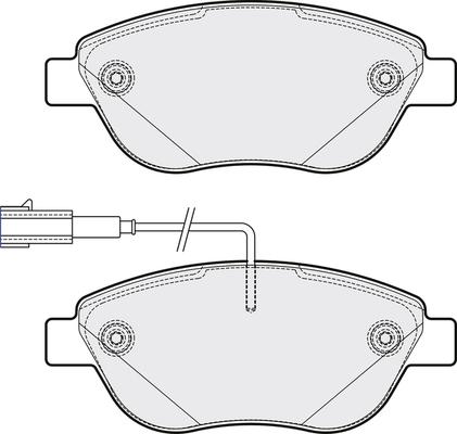 APEC PD3384 - Kit de plaquettes de frein, frein à disque cwaw.fr