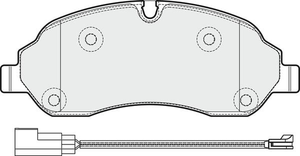 APEC PD3380 - Kit de plaquettes de frein, frein à disque cwaw.fr