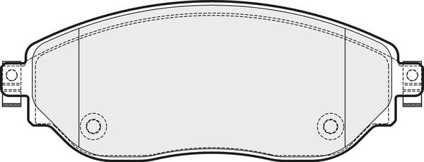 APEC PD3382 - Kit de plaquettes de frein, frein à disque cwaw.fr