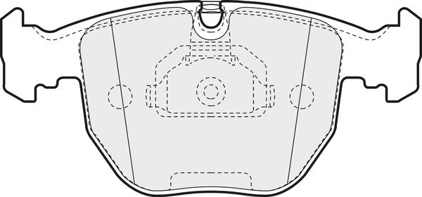 APEC PD3387 - Kit de plaquettes de frein, frein à disque cwaw.fr