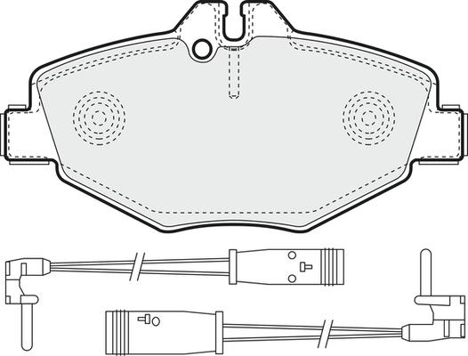 HELLA T5154 - Kit de plaquettes de frein, frein à disque cwaw.fr