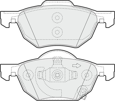 BENDIX 572480 - Kit de plaquettes de frein, frein à disque cwaw.fr