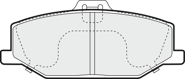 APEC PD3324 - Kit de plaquettes de frein, frein à disque cwaw.fr