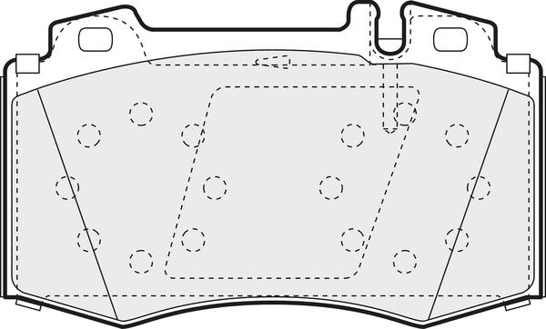 APEC PD3325 - Kit de plaquettes de frein, frein à disque cwaw.fr