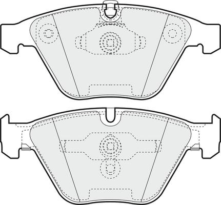 APEC PD3328 - Kit de plaquettes de frein, frein à disque cwaw.fr