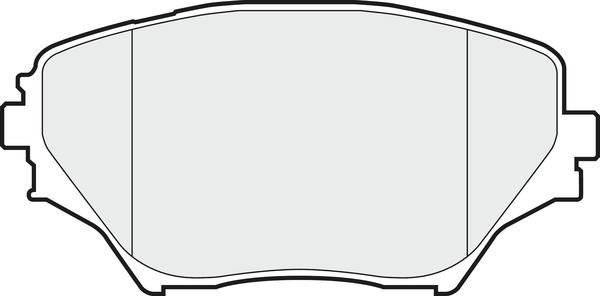 APEC PD3327 - Kit de plaquettes de frein, frein à disque cwaw.fr