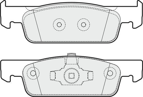 APEC PD3370 - Kit de plaquettes de frein, frein à disque cwaw.fr