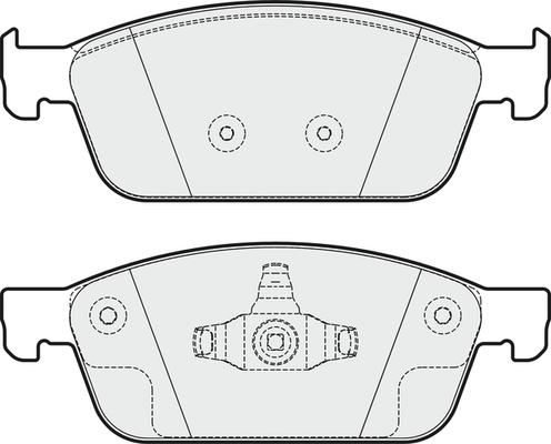 APEC PD3371 - Kit de plaquettes de frein, frein à disque cwaw.fr