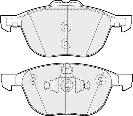 Ferodo FSL4319 - Kit de plaquettes de frein, frein à disque cwaw.fr