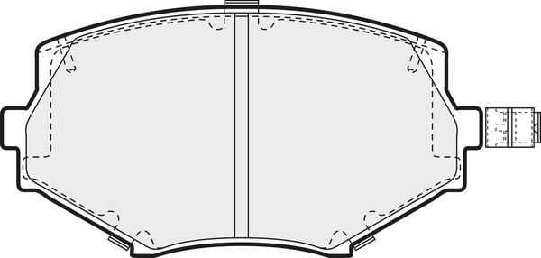 APEC PD3294 - Kit de plaquettes de frein, frein à disque cwaw.fr