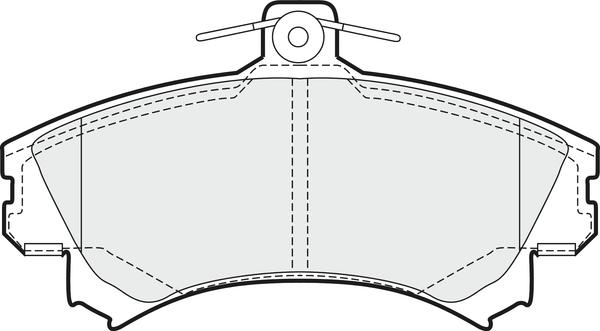 APEC PD3298 - Kit de plaquettes de frein, frein à disque cwaw.fr