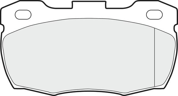 APEC PD3293 - Kit de plaquettes de frein, frein à disque cwaw.fr