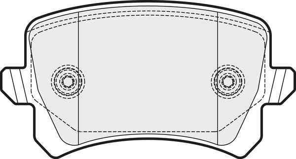 APEC PD3244 - Kit de plaquettes de frein, frein à disque cwaw.fr