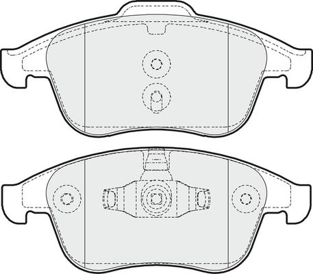 APEC PD3241 - Kit de plaquettes de frein, frein à disque cwaw.fr