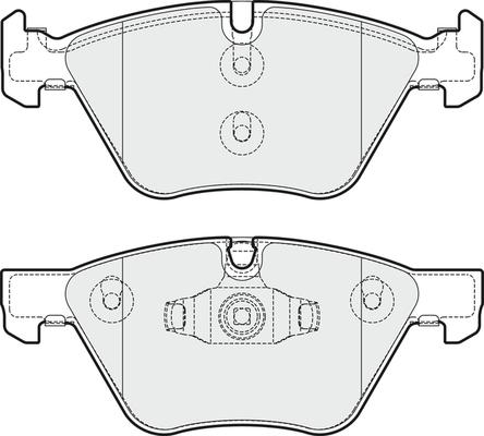 APEC PD3259 - Kit de plaquettes de frein, frein à disque cwaw.fr