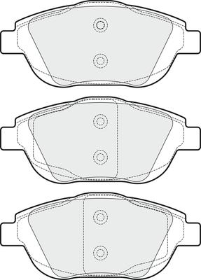 APEC PD3256 - Kit de plaquettes de frein, frein à disque cwaw.fr