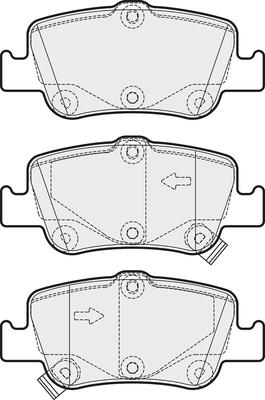 APEC PD3251 - Kit de plaquettes de frein, frein à disque cwaw.fr