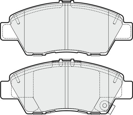 APEC PD3252 - Kit de plaquettes de frein, frein à disque cwaw.fr