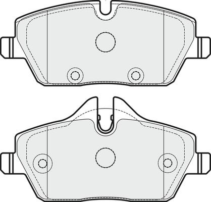 APEC PD3266 - Kit de plaquettes de frein, frein à disque cwaw.fr