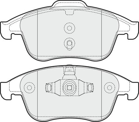 APEC PD3261 - Kit de plaquettes de frein, frein à disque cwaw.fr