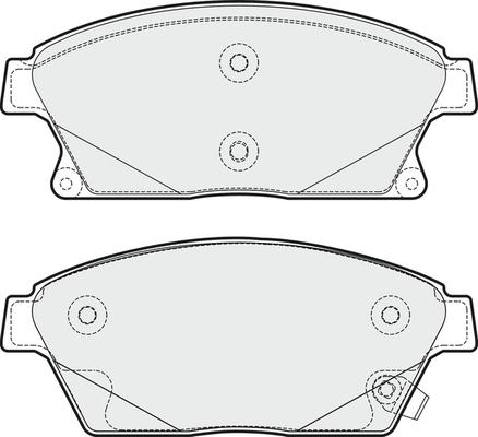 APEC PD3268 - Kit de plaquettes de frein, frein à disque cwaw.fr