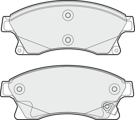 APEC PD3267 - Kit de plaquettes de frein, frein à disque cwaw.fr